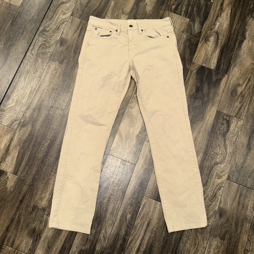 J.Crew Men's Khaki Chino Slim Fit Denim Pants Style 484 Size 29/32